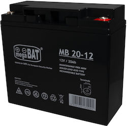 Megabat MB 20-12 Μπαταρία UPS 12V 20Ah Megabat MB 20-12 Μπαταρία UPS 12V 20Ah