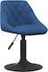 Rotating Chair Visitor Blue 46x44x62.5cm 4pcs