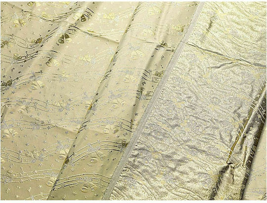 JK Home Decoration Ύφασμα Διακόσμησης 110x500εκ. Κίτρινο