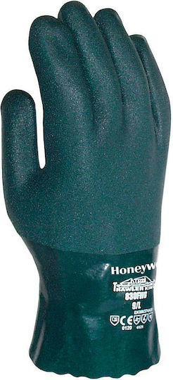 Honeywell Trawler King 360325 Gloves for Work Green PVC/Cotton 1pcs