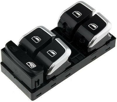 NTY Comutator Geamuri Auto pentru Audi A4 / A5 / Q5 2009+ 10pin Negru