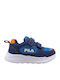 Comfort Happy Kinder Sneakers mit Klettverschluss Blau