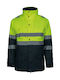 STOP Olympus Work Jacket Reflective Cold with Detachable Hood Yellow