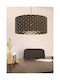 Eglo Marasales Pendant Light Black with Socket E27 55x110cm