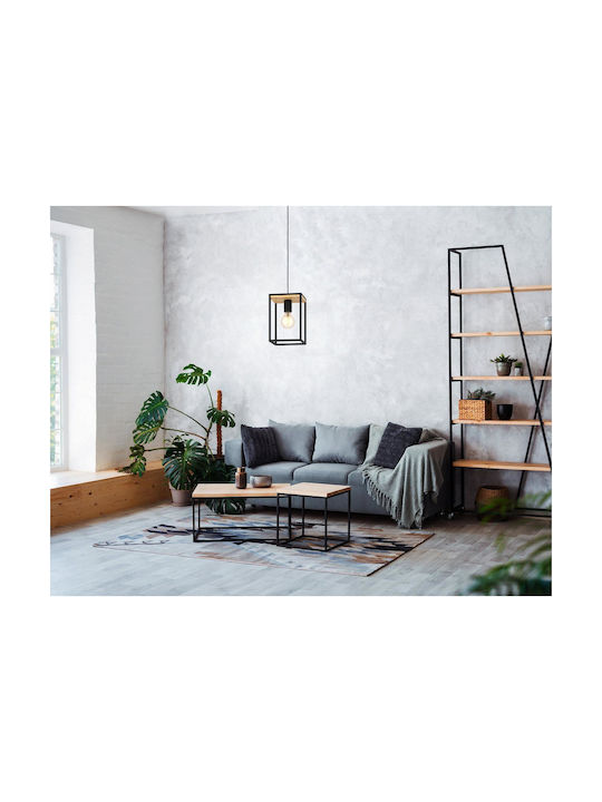 Eglo Libertad Pendant Light Black with Socket E27 18x18x24cm