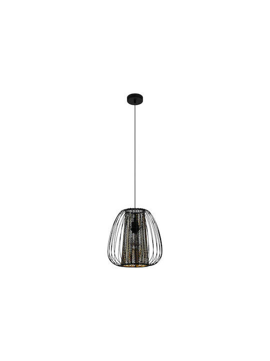 Eglo Curasao Pendant Light Single-Light for Socket E27 Black