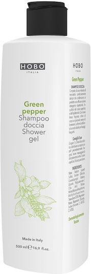 HOBO Italy Gel de dus / Șampon Hoteluri Green Pepper 500ml