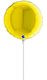 Balloon Foil Round Yellow 25cm