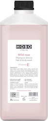 HOBO Italy Wild Rose Αφρόλουτρο & Σαμπουάν 3000ml