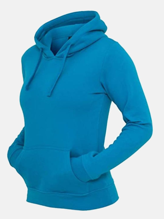 Damen Sweatshirt Kapuzen FUCHSIA