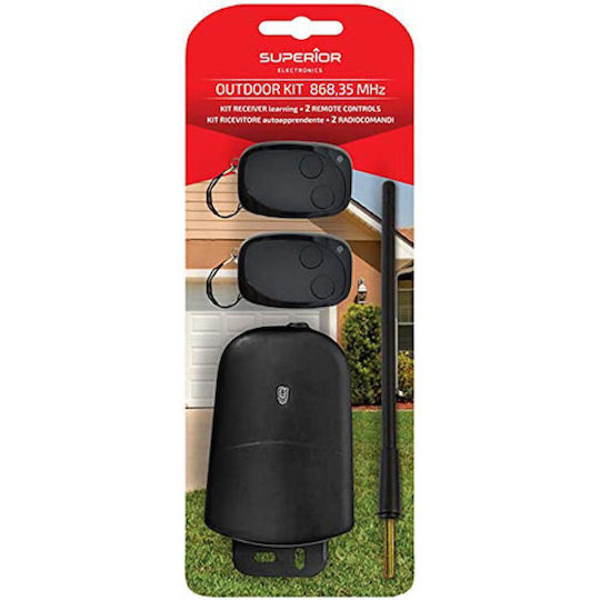 Superior Electronics Πίνακας Ελέγχου Γκαραζόπορτας 24V με 2 Τηλεχειριστήρια