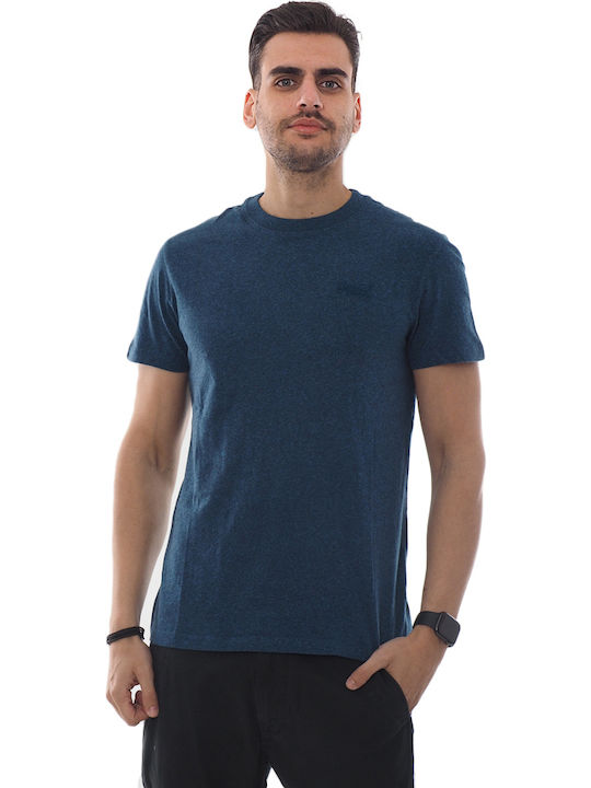 Organic Cotton Vintage Logo T-shirt Blue