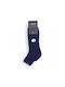 Tzelatis Women's Solid Color Socks Blue