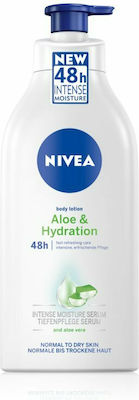 Nivea Aloe & Hydration 48h Ενυδατική Lotion Ανάπλασης Σώματος με Aloe Vera 625ml