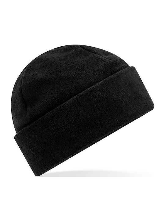 Ανδρικός Fleece Beanie Σκούφος σε Μαύρο χρώμα