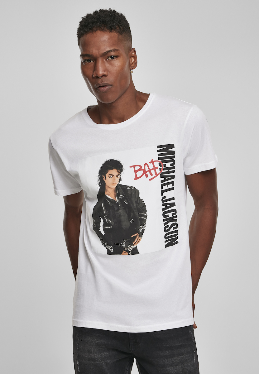 Merchcode Michael Jackson Bad MC448 T-shirt White | Skroutz.mt