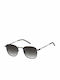 Tommy Hilfiger Sunglasses with Gray Metal Frame and Black Gradient Lens 204700SVK5-19O