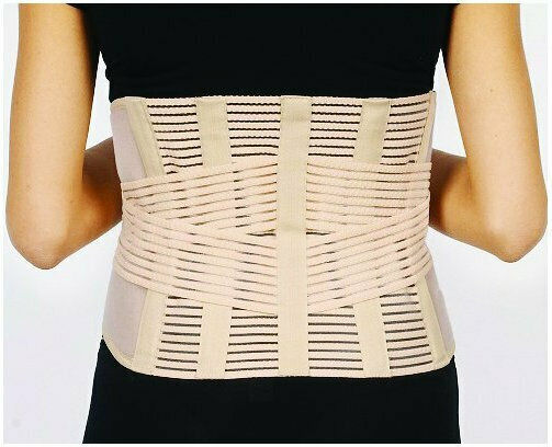 Alfa Care AC–1063 Airmesh Ζώνη Για Ανακούφιση Από Πόνο με Μπανέλες Ύψους 20cm σε Μπεζ χρώμα