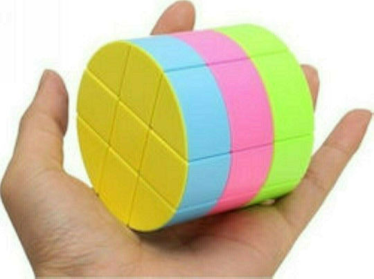 Cylinder Speed Cube 3x3 for 8+ Years 555-3 1pcs