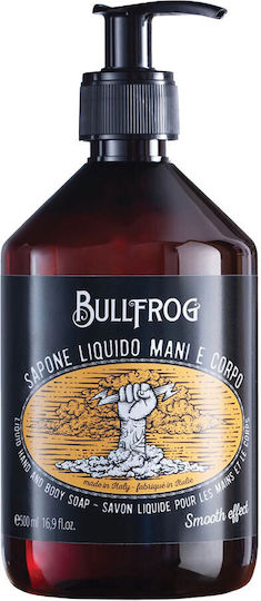 Bullfrog Săpun Lichid Pentru Corp și Mâini Cu Pompă 500ml