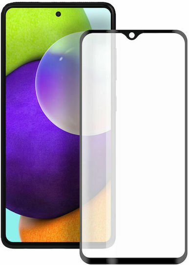 Ksix Vollflächig gehärtetes Glas Schwarz (Galaxy S22+ 5G)