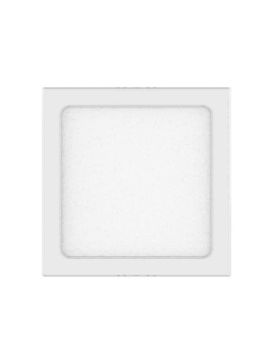 Geyer Τετράγωνο Εξωτερικό LED Panel Ισχύος 20W με Ψυχρό Λευκό Φως 22.6x22.6εκ.