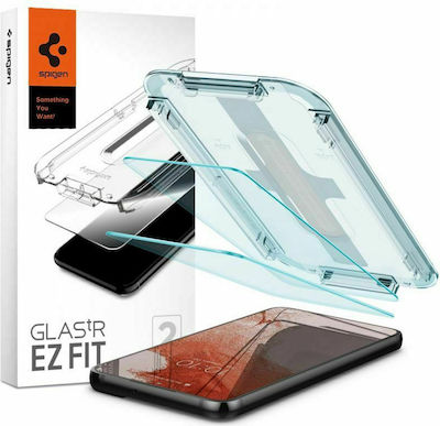 Spigen EZ Fit GLAS.tR Gehärtetes Glas 2Stück (Galaxy S22 5G) AGL04151