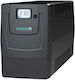 Online Usv-Systeme Yunto Smile 400 UPS Line-Interactive 400VA 240W with 2 Schuko Power Plugs