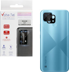 Volte-Tel 3D Curved Protecție Cameră Tempered Glass Negru pentru Realme C21