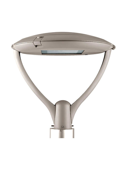Geyer Εξωτερικό Φωτιστικό LED Δρόμου 100W με Φυσικό Λευκό Φως IP66 Ασημί