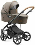 Just Baby Tamel 3 in 1 Verstellbar 3 in 1 Baby Kinderwagen Geeignet für Neugeborene Gray