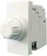 Geyer Recessed Simple Front Dimmer Switch Rotary 400W White