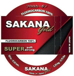 Sakana Fluorocarbon Fishing Line Gold 30m 0.39mm Sakana Fluorocarbon Fishing Line Gold 30m 0.39mm