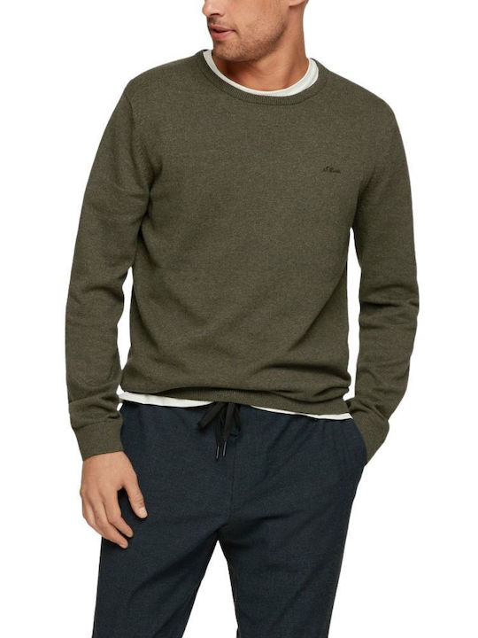 s.Oliver Long Sleeve Sweater Forest Green