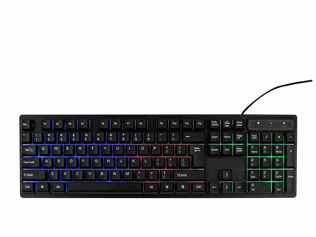 Gaming Πληκτρολόγιο με RGB φωτισμό (Αγγλικό US) Skroutz.gr
