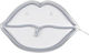 The Home Deco Factory Neon Διακοσμητικό Φωτιστικό Mouth LED Φιγούρα 43x28εκ.