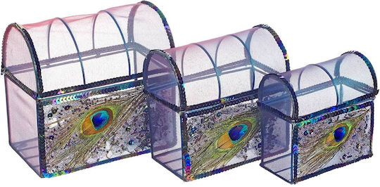 JK Home Decoration Box for Gift Purple 3pcs