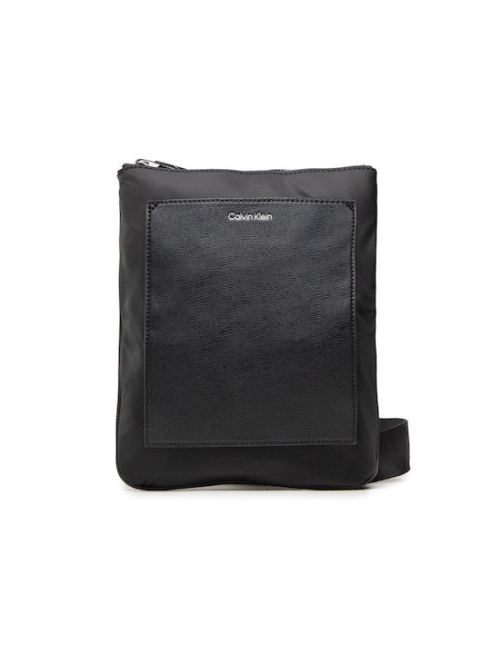 Calvin Klein Classic Repreve Ανδρική Τσάντα Ώμου / Χιαστί σε Μαύρο χρώμα