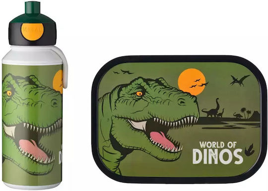 Rosti Mepal Campus Plastic Kids' Lunch Set Dinosaurs 0.75lt Green x x 6.1cm