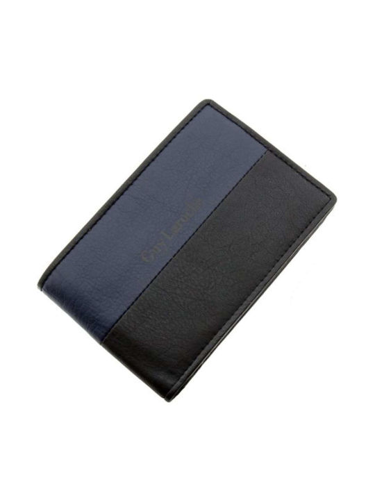 Guy Laroche Men's Leather Wallet with RFID Blue