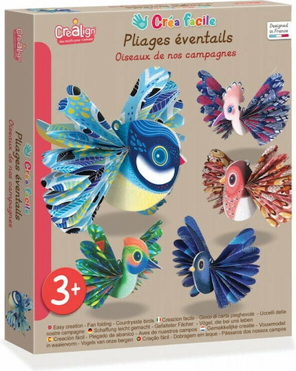 Crealign Origami Countryside Birds for Children 3+ Years