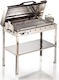 EMC Rostfreier Stahl Holzkohlegrill mit Deckel 75cmx35cm