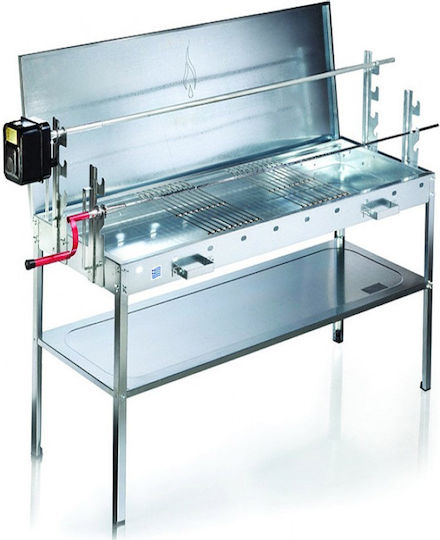 EMC Νο 3 Galvanized Charcoal Grill for Lamb 150cmx50cm