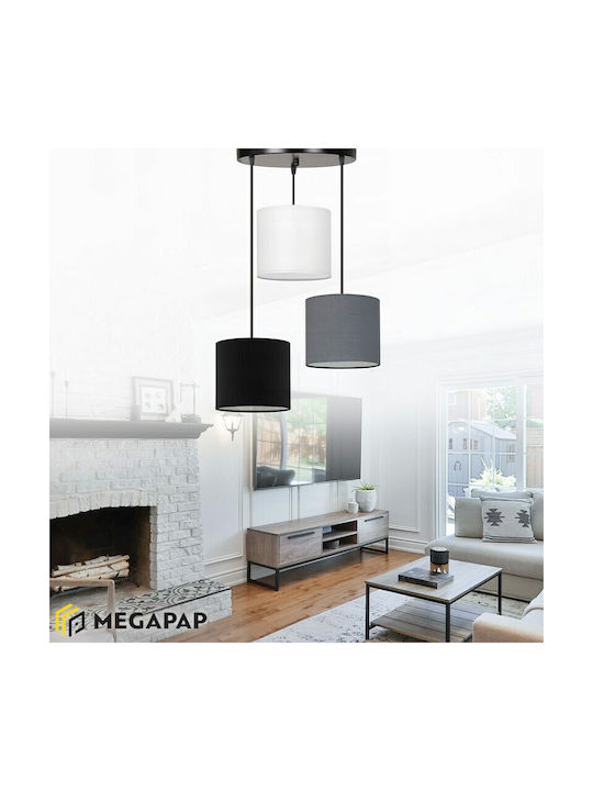 Megapap Rosie Κρεμαστό Φωτιστικό Πολύχρωμο με Ντουί E14 15x15x90εκ.