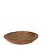 JK Home Decoration Bol Decorativ Lemn Maro 40x40cm 1buc