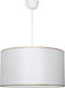 Megapap Alloy Κλασικό Κρεμαστό Φωτιστικό Μονόφωτο με Ντουί E27 σε Λευκό Χρώμα