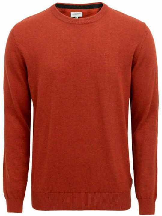 Gnious Men's Long Sleeve Sweater Burnt Cobber