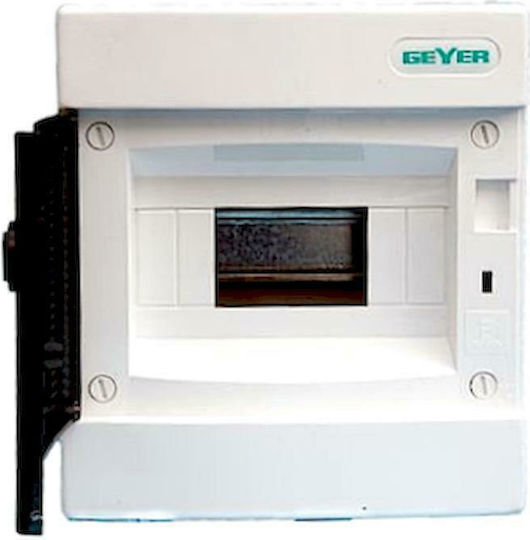 Geyer Athos Elektrischer Sicherungskasten Gemauert, 1 Reihe, 4 Elemente B139xH232xT70mm