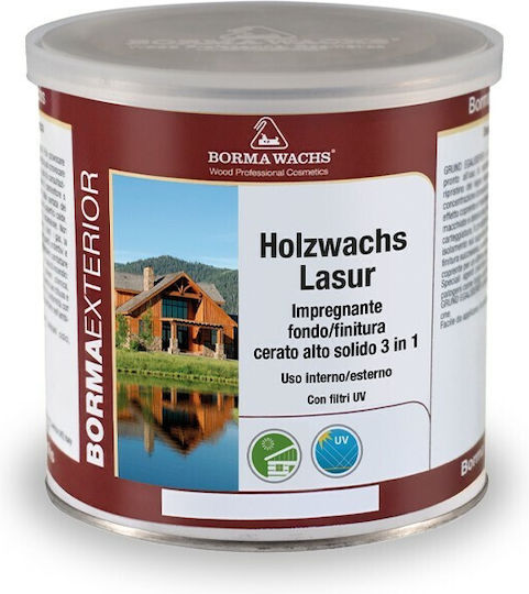 Borma Wachs Holzwachs Lasur Auf Lösemittelbasis 58 Palisanderholz Satin,σατεν 750ml