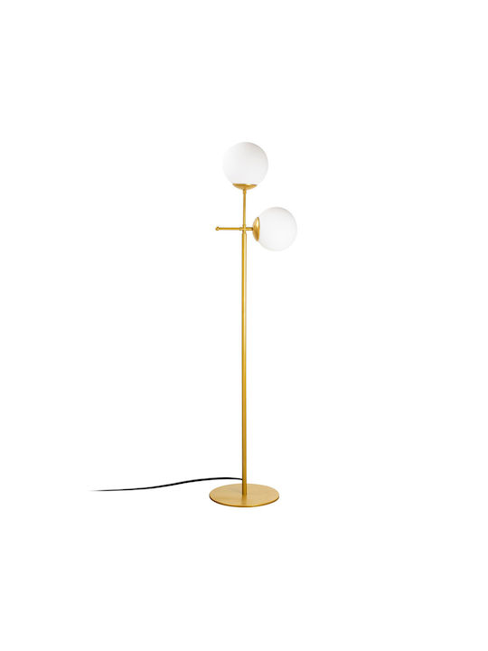 Mudoni Floor Lamp H174xW34cm. with Socket for Bulb E27 Gold